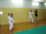 Ja z Bartkiem i Jola z Angel wykonuj irimi nage