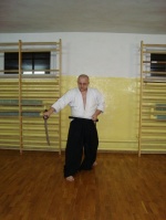 Sensei Robert pokazuje chiburi