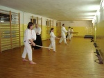 Grupa wiczy Aikido Toho Iai