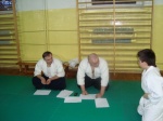 Sensei Robert i Sempai Sawek wywouj Michasia