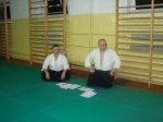 komisja egzaminacyjna w skadzie: Sensei Robert i Sempai Sawek