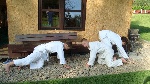 Jacek, Patryk i Dawid robi pompki