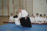Shiho nage w wykonaniu Sensei Roberta podczas obrony przed noem